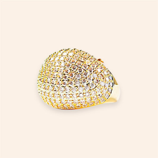 ANELLO REGOLABILE CON STRASS